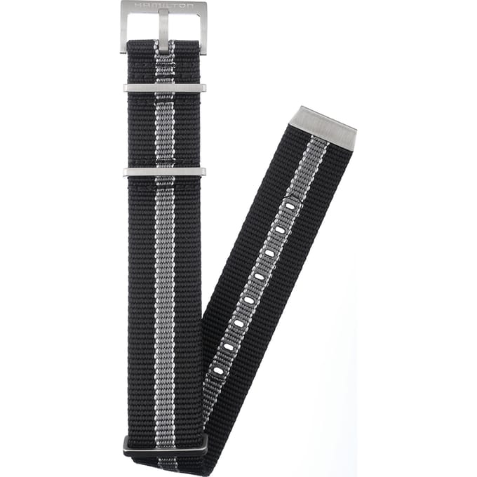 Hamilton Straps H690.706.108 Khaki Field Macy's Horlogeband
