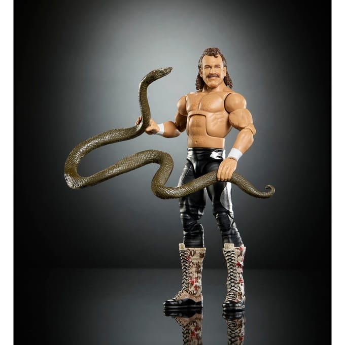 WWE 6  Elite PLE WrestleMania Figure: Jake  The Snake  Roberts Action Figure