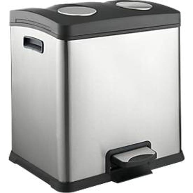 Afvalsorteersysteem, 2-voudig, 24 liter