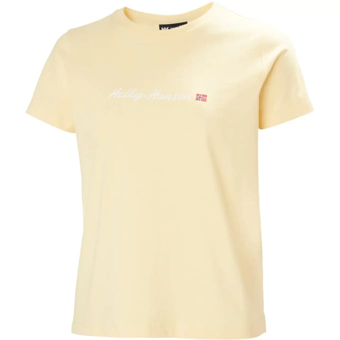 Helly Hansen Core Graphic 2.0 T-shirt Met Korte Mouwen Geel S Vrouw