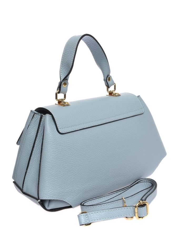 Roberta M Turquoise Rundleer Tas