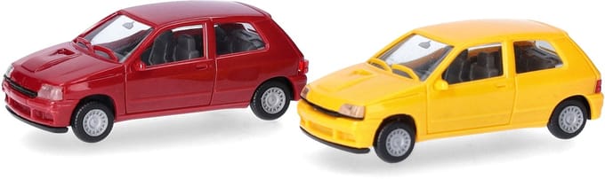 Renault Clio 16V Rood / Geel (Minikit 2 St.)