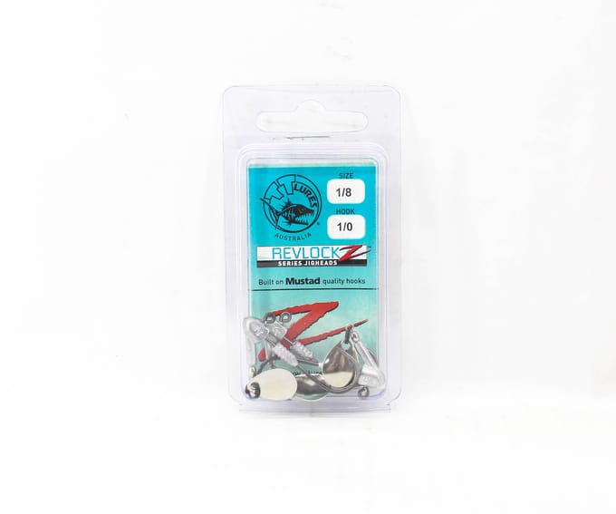 Tackle Tactics Revlockz HD NC Tête Jig 1/8 oz 1/0 3/paquet (9292)