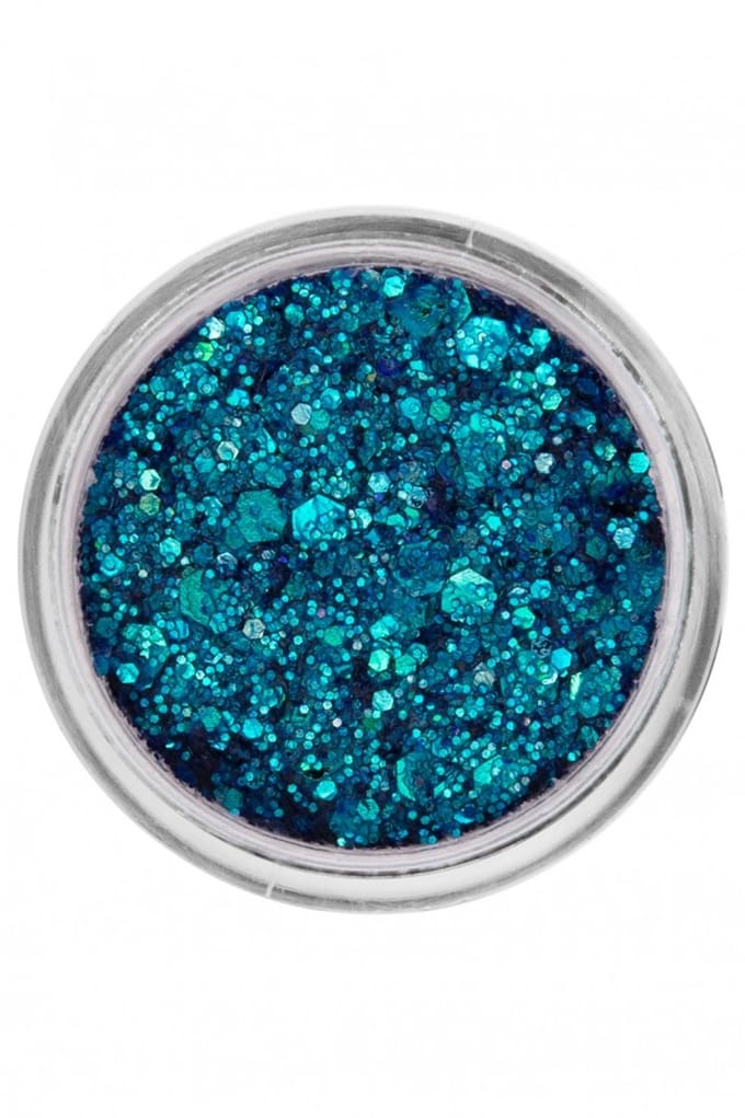 PXP - Chunky glitter cream - peacock blue - 10ml