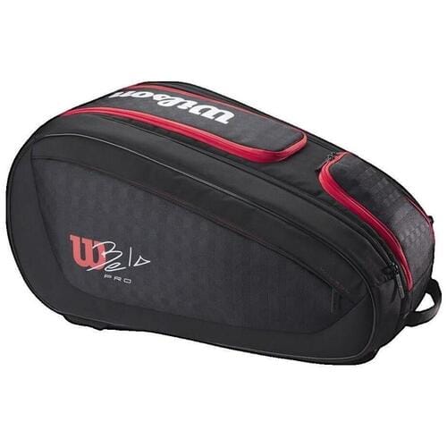 Wilson Bela V3 Padel Racket Bag - Zwart/Rood, Ruim & Thermisch