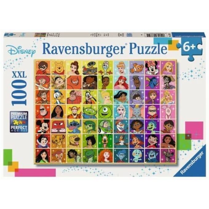 Ravensburger puzzel Disney collage - Legpuzzel - 100 XXL stukjes
