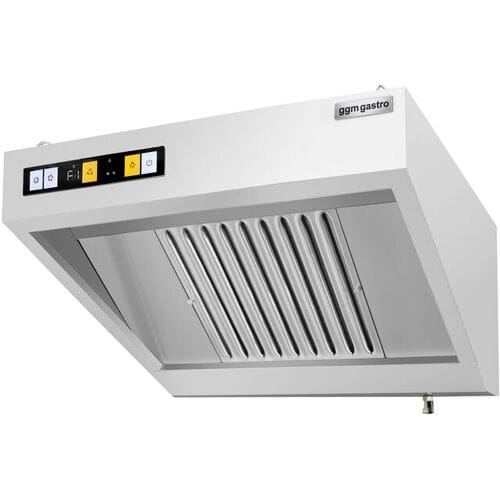 GGM Gastro Wandhaube mit Motor - 800mm - Regler, Filter & Lampe
