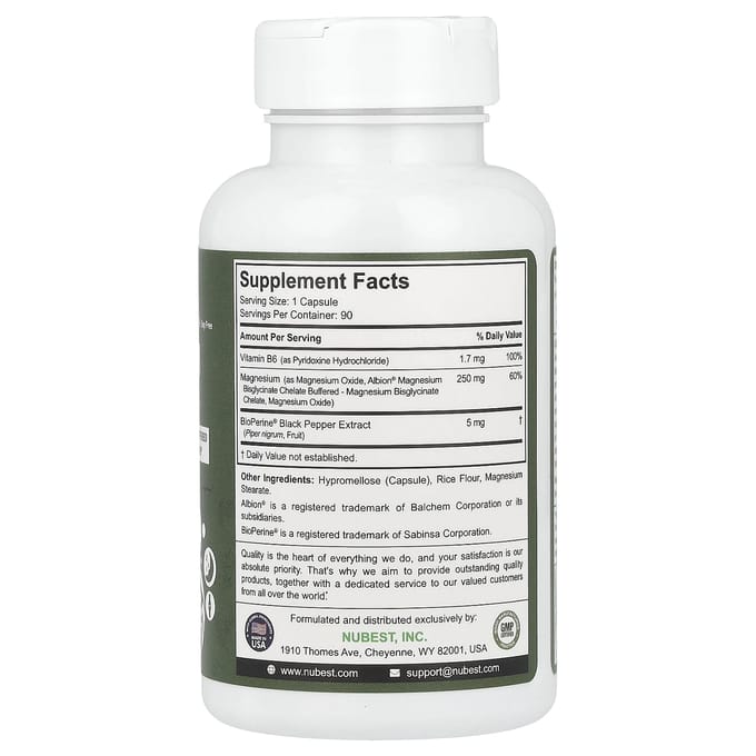 Magnesiumcomplex, 90 vegetarische capsules