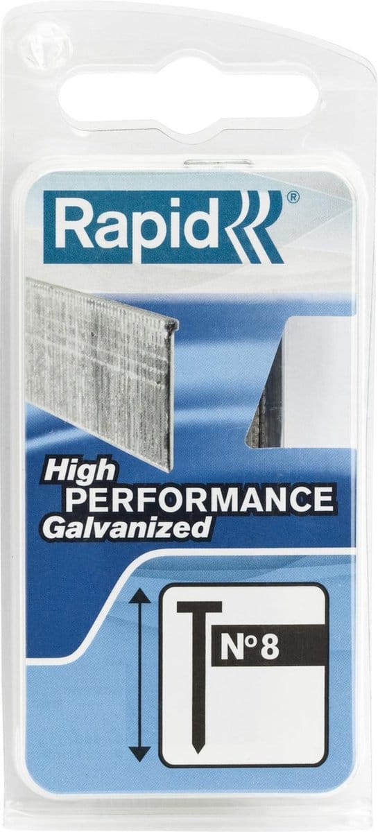 Rapid Nagels - No 8 - 30 mm - 1000 Stuks