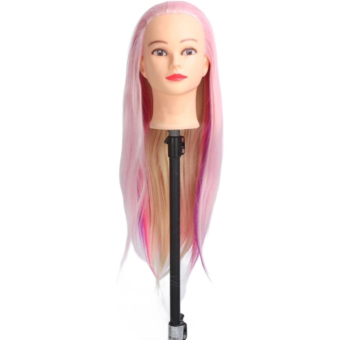 Haar Oefenpop Hoofd Kapper Cosmetologie Mannequin Oefenhoofd 4 Kleuren beige