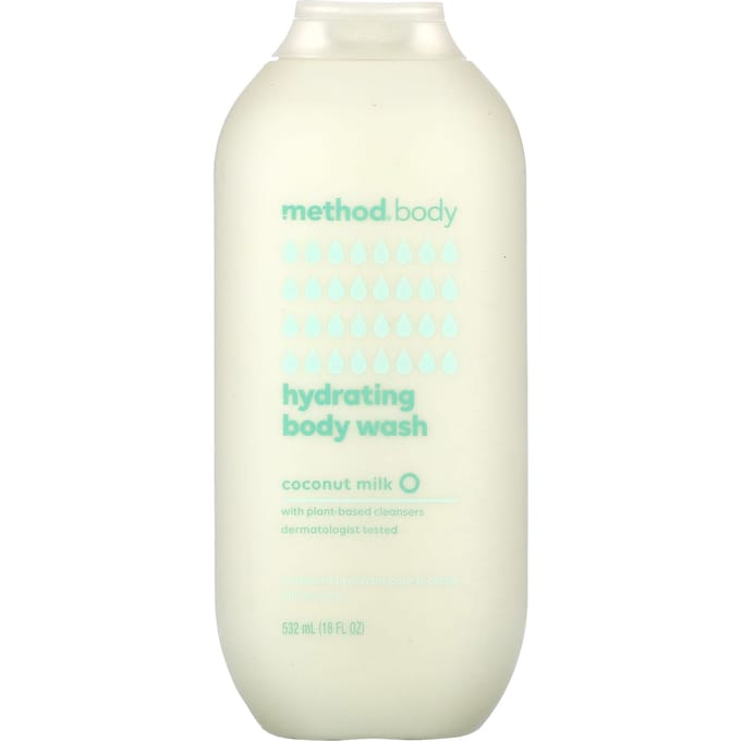 Méthode, gel douche, rétention d'humidité, 532 ml (18 fl oz) white