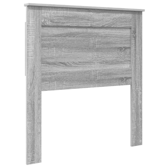 vidaXL Hoofdbord Grijs Sonoma Bewerkt hout