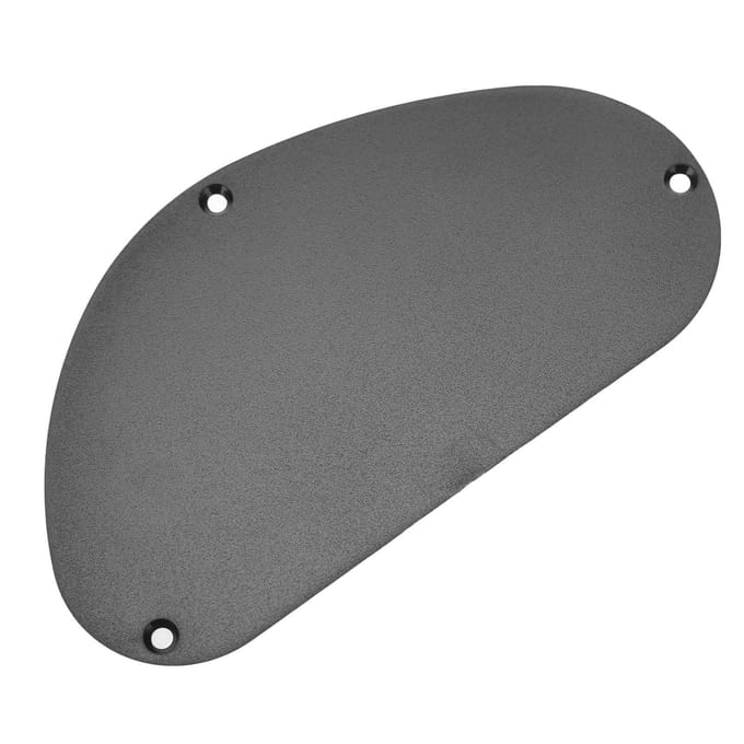 Cache arrière de guitare électrique Plaque de cavité en plastique Accessoire d'instrument Noir pour remplacement gray