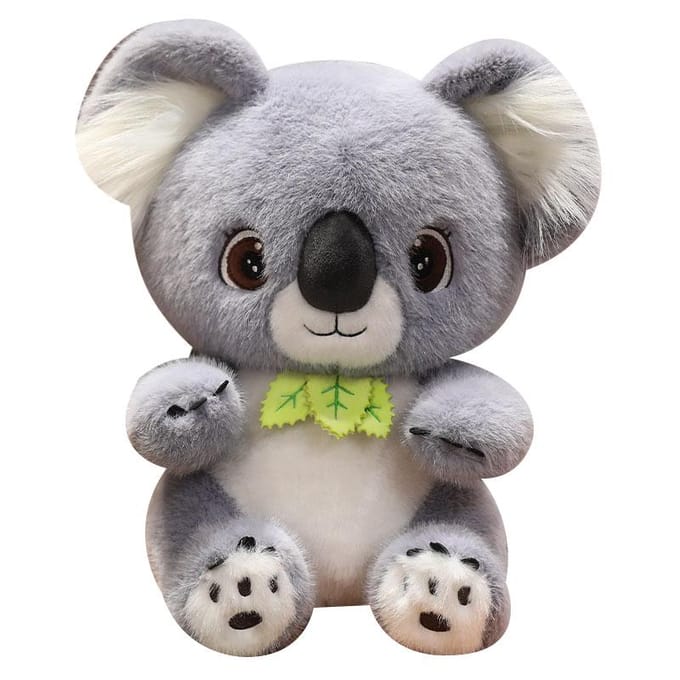35-55CM Gigantisch Schattige Koala Pluche Speelgoed Gevuld Levensgetrouw Dier Koala Pop Kamer Decoratie Kussen Kerstmis Verjaardagscadeau 45cm