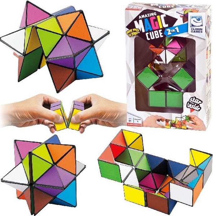 Clown Games Clown Magic Puzzle Cube 2-in-1 3D Puzzels