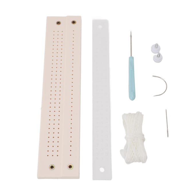 Handmatige Boekbindmachine Ponskit Plastic Boekbindgaten Gids Sjabloon voor Houtknutselen Journals white