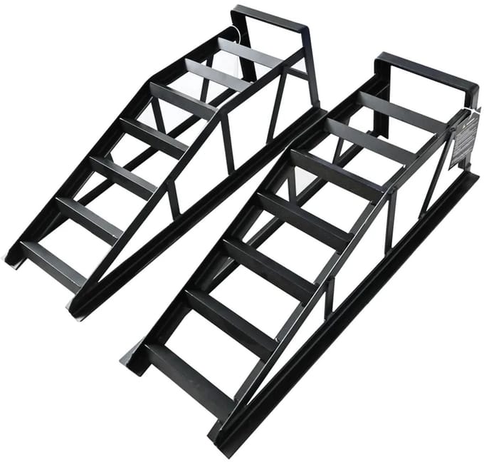 HBM oprijbokken set voor auto 2000 kg, 940 x 350 x 290 mm