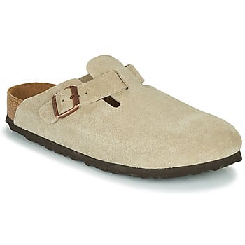 Birkenstock Boston SFB VL Narrow Clogs - Taupe - Maat 36