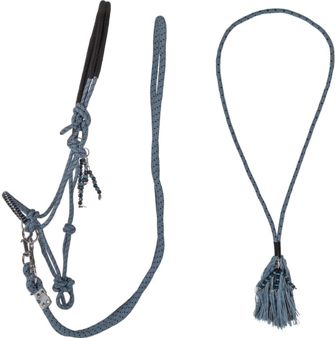 QHP - Touwhalster & Neckrope Liberty - Petrol - Shet