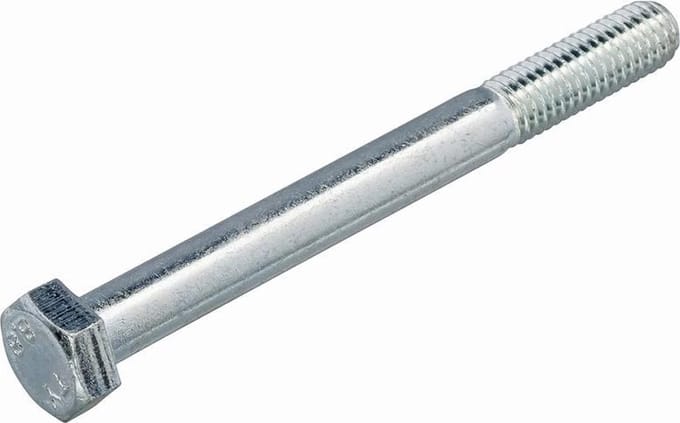 Zeskantbout M10x50mm Staal Verzinkt - 100 stuks