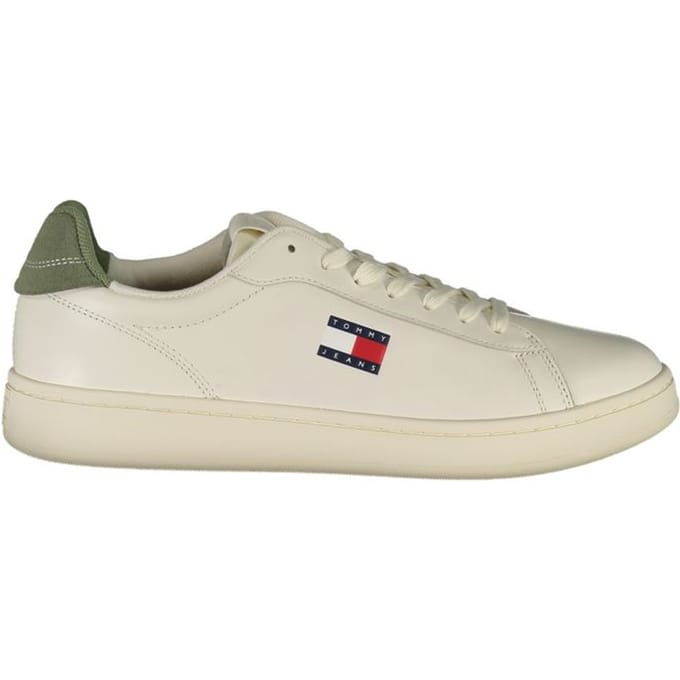 Tommy Hilfiger Bianco Polyurethaan Heren Sneakers