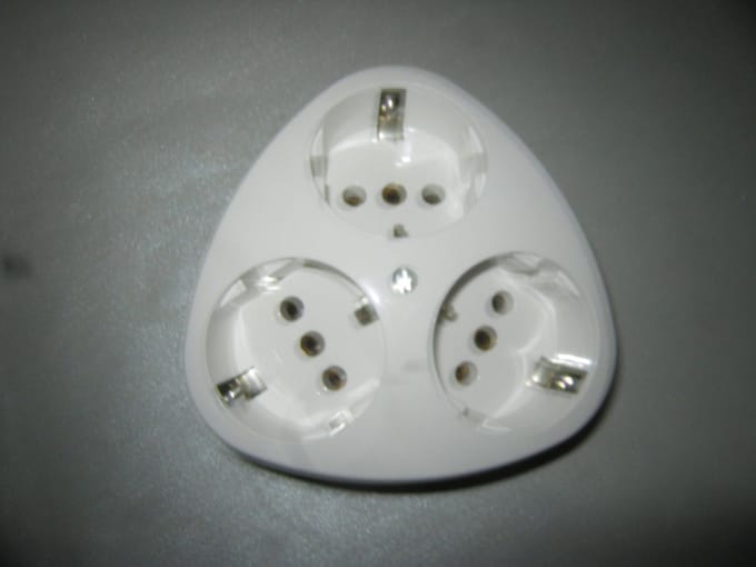 Kopp Wandcontactdoos RA - Inbouw - 3-voudig - Arctic Wit