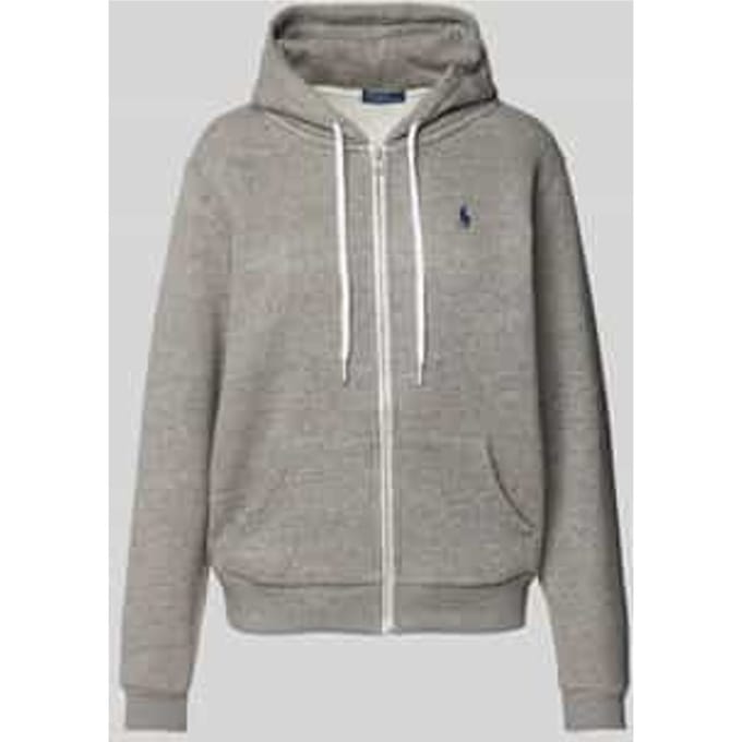 Sweatjack met logostitching