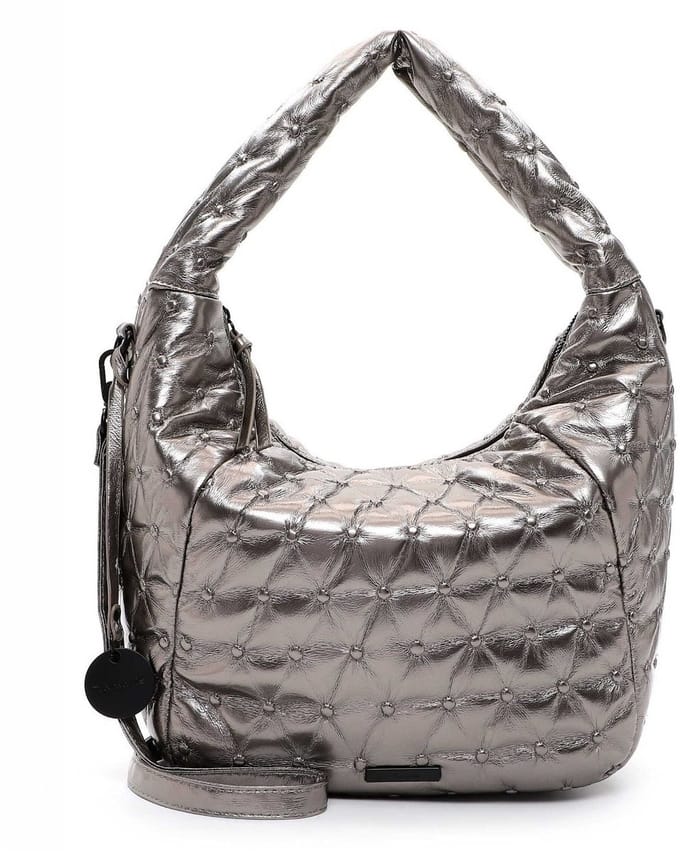 Tamaris Schoudertas Caren Pouch Darksilver Zilverkleurig