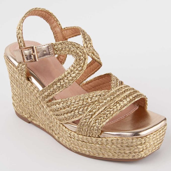 Sandalia De Cuña Para Mujer. Montevita Salia7 102976 41 goud