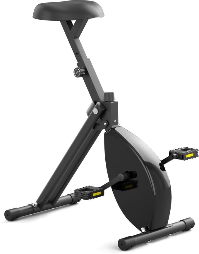 Deskbike - Hometrainer - Bureaufiets - Medium - Zwart/Zwart