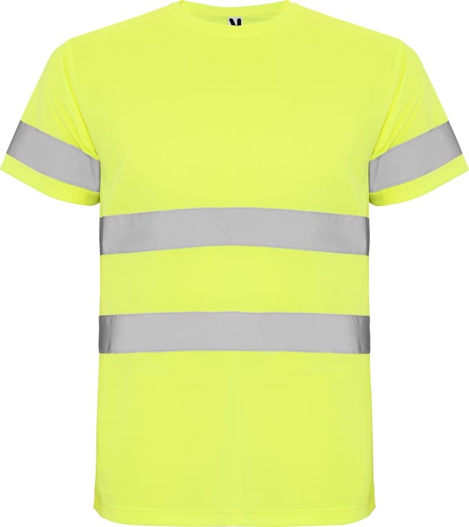 High Visibility T-Shirt Delta Fluor Geel Size 3XL merk Roly