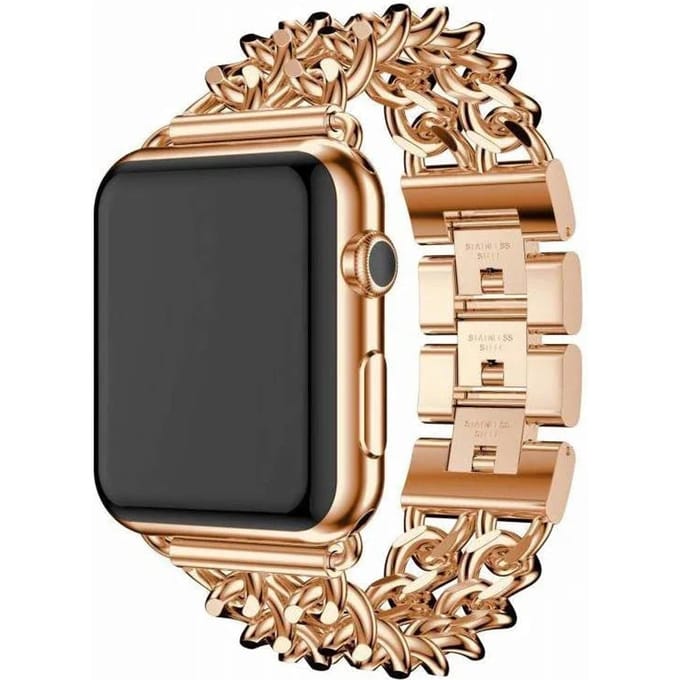 2+1 | Apple Watch Cowboy Bandje - Staal - Rose Goud