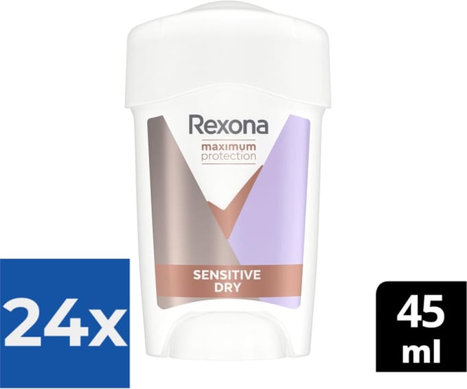 Rexona Maximum Protection - Deodorant - Stick - Sensitive Dry - 45ml x 24