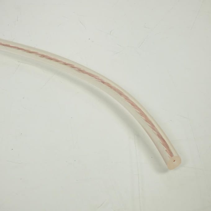 Elektrische draad transparant hoogspanning HT bougie Ø7mm x 50cm voor bromfiets motor