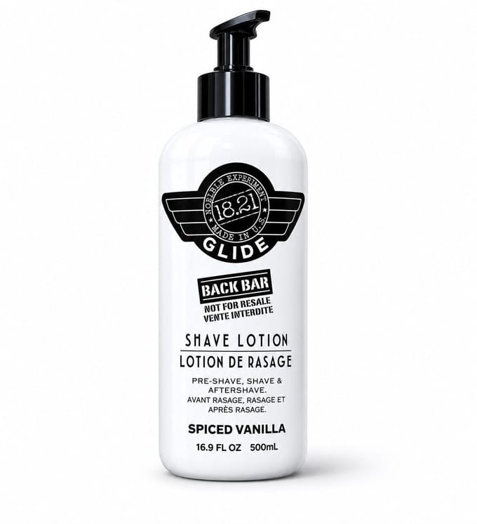 18.21 Man Made - Shaving Glide Lotion - Spiced Vanilla - 500 ml