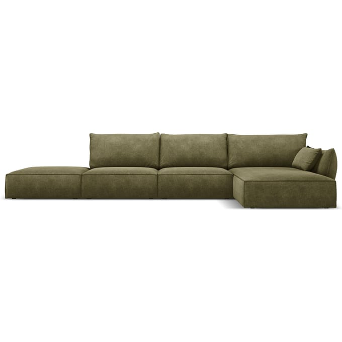 Hoekbank Vanda rechts chenille | Mazzini Sofas