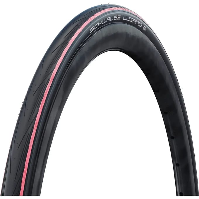 Schwalbe Buitenband Lugano Ii 28 X 1.00 (25-622) Zwart/rood