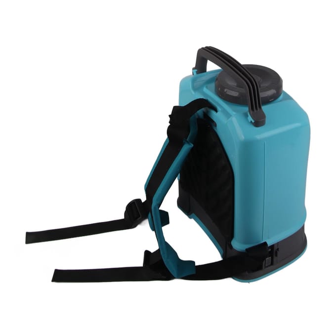 Pulvérisateur électrique bleu rechargeable à batterie de 10 L avec poignée black