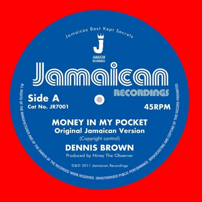 Dennis Brown - Money In My Pocket (7" Single)