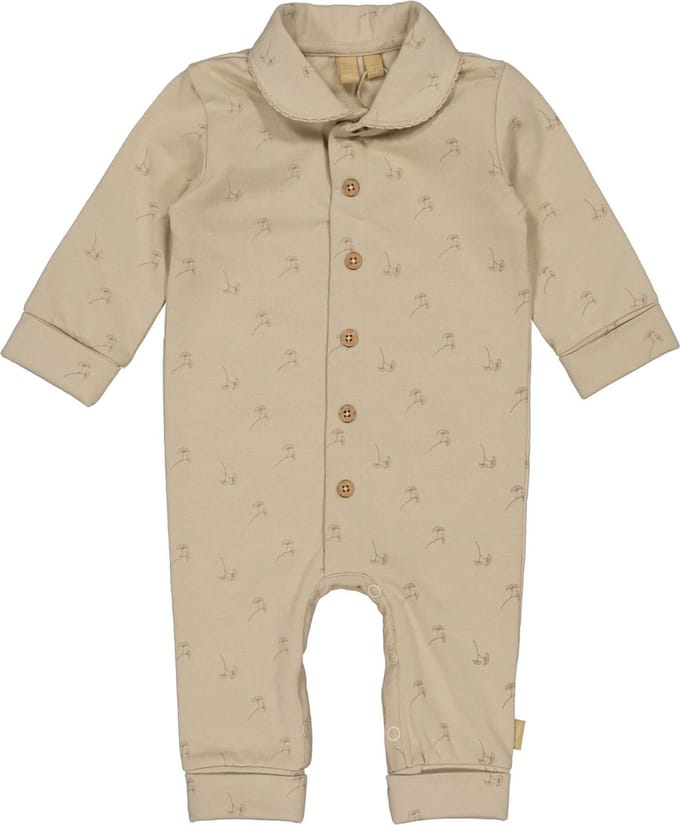 Levv Meisjes Jumpsuit Jady Taupe Flower maat 68