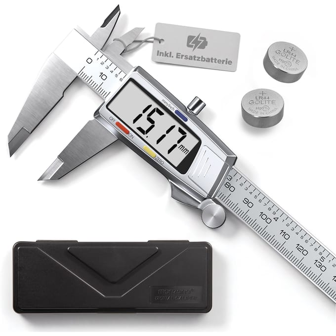 Monzana® Schuifmaat Digitaal - RVS 150mm - LCD Display
