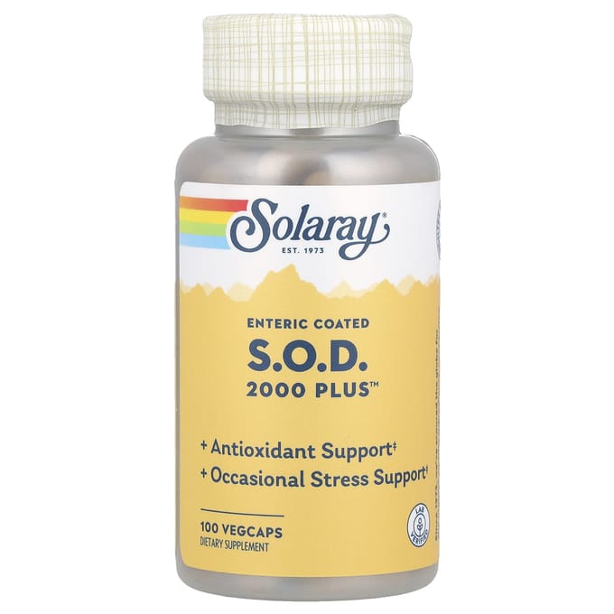 Lange-keten Sod 2000 Plus™, 100 vegetarische capsules