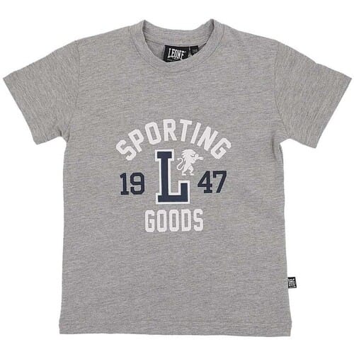 T-shirt Korte Mouw Leone 1947 Boy Short Sleeves College