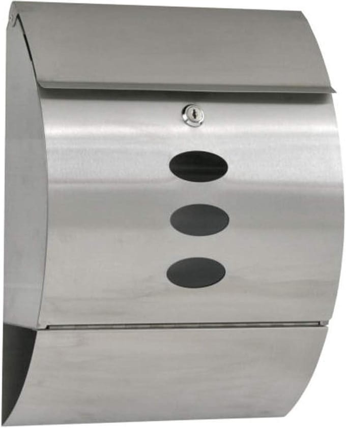 Stainless Steel Mailbox - Outdoor Hanging Mailbox for Durable Metal Delivery