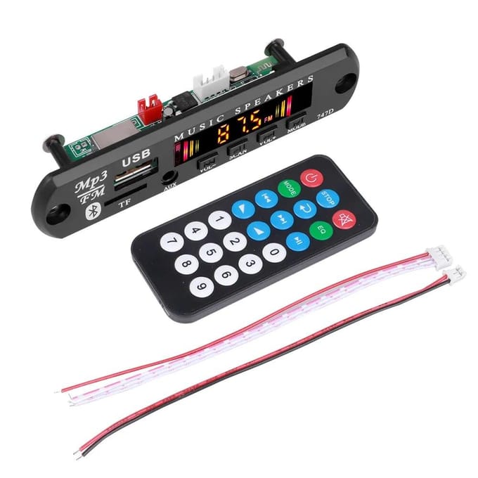 9 V-12 V MP3 WMA Decoder Board Draadloze Bluetooth 5.0 Auto Muziekspeler USB AUX TF FM Radio module met Afstandsbediening