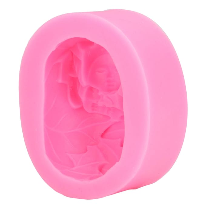 Baby Vormen Siliconen Roze Lieve Stijl Zacht Comfortabel Duurzaam Wasbaar Decoratief Handig pink