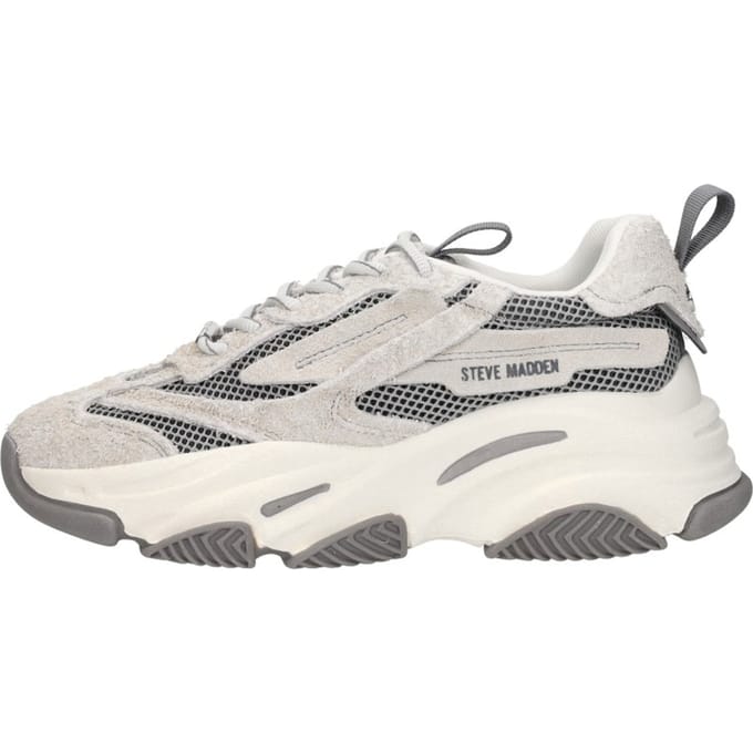 Steve Madden Possession Sneakers Laag - Grijs - Maat 42