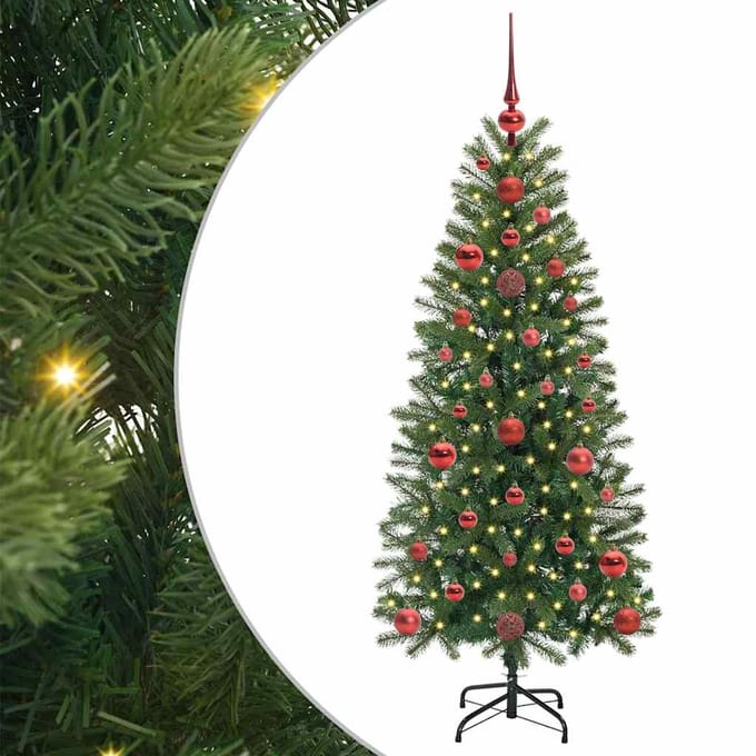 vidaXL - Kunstkerstboom - Groen - 120 - cm - PE - en - PVC