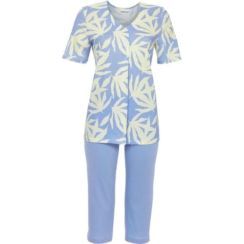 Ringella Elegante flora pyjama blauw Blauw vrouw 40