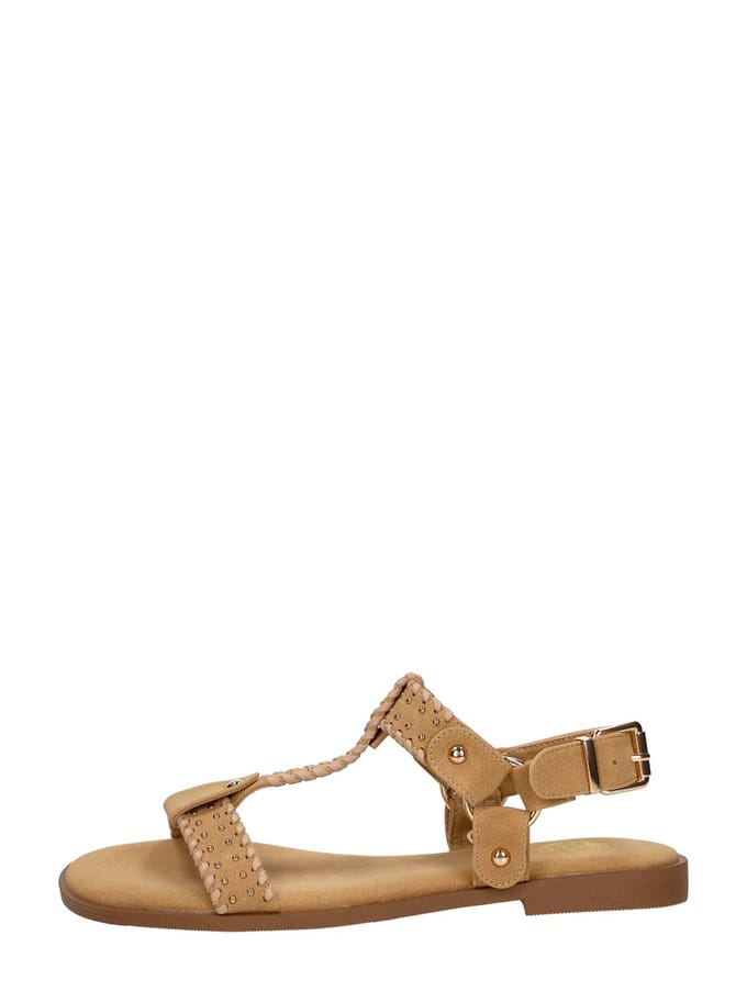 SUB55 Sandalen Plat Sandalen Plat - beige - Maat 44
